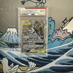 2019 POKEMON SM BLACK STAR PROMO #SM193 FULL ART/GARCHOMP & GIRATINA GX PSA 10 - Image 1