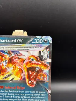 Pokemon TCG Scarlet & Violet Obsidian Flames Charizard EX 125/197 Double Rare - Image 4