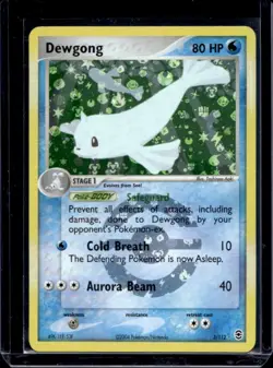 2004 Pokemon EX FireRed & LeafGreen Dewgong Holo #3/112 - Image 1
