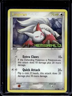 2005 Pokemon EX Emerald Zangoose Reverse Holo #21/106 - Image 1