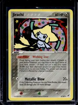 2005 Pokemon EX Deoxys Jirachi Holo #9/107 - Image 1