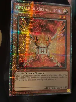 Yu-gi-oh! Herald of Orange Light Starlight Rare - Image 1