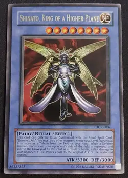 Yugioh Shinato, King of a Higher Plane DCR-016 Ultra Rare lp - Image 1