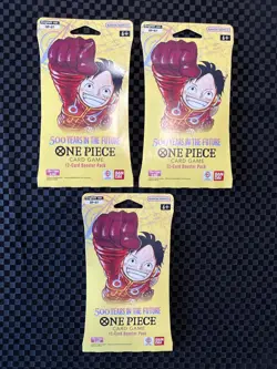 One Piece Op-07 500 Years In The Future Blister Booster Packs Lot of 3 - Image 1