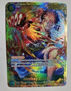 Monkey.D.Luffy One Piece OP13-118 Carrying On His Will Near Mint Secret Rare - Image 1