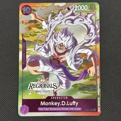 One Piece TCG | Monkey.D.Luffy | 2025 Vol. 2 Participant | P-041 Gear 5 - Image 1