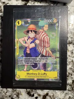 FACTORY SEALED OP10-111 Monkey.D.Luffy Learn To Play Set Sail Event Promo NM - Image 1