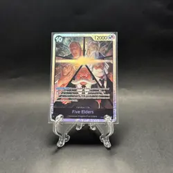 One Piece Five Elders - Carrying On His Will OP13-082 Super Rare - Image 1
