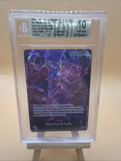 BGS 10 Monkey.D.Luffy (English Version 2nd Anniversary Set) OP09-061 One Piece - Image 1