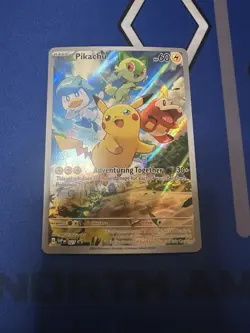 Pikachu 027 Sv: Scarlet & Violet Promo Cards Holo Paldea Evolved - Image 1