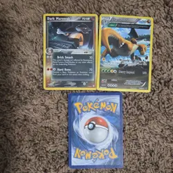 Pokemon TCG Nintendo Holo Regular Card Lot Dark Marowak, Dragonite, Vulpix - Image 2