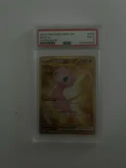 Pokemon Mew EX TCG Scarlet & Violet-151 Hyper Rare Card 205/165 PSA 9 - Image 1