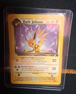 Dark Jolteon 38/82 - Rocket Pokemon Card - TCG - WOTC - Uncommon - MP - Image 2