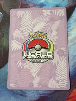 Pokemon 2024 World Championship Card Secret Box Trainer Stamp - Image 3