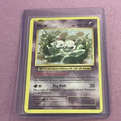 Mew 53/108 Evolutions Holo Pokemon Card Game Trading Collectible - Image 1