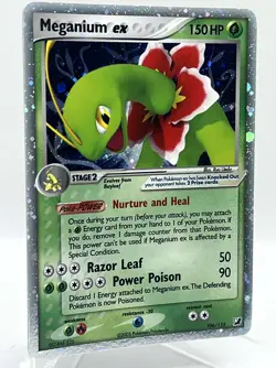 Meganium ex 106/115 Unseen Forces Holo Ultra Rare Vintage Pokemon TCG Card - Image 2