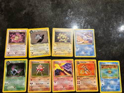 Mixed Pokemon Card Lot of 9 Ungraded Great Condition - Image 1