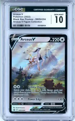 CGC GEM MINT 10 Pokemon Arceus V SWSH204 SWSH: Sword & Shield Promo Cards Holo - Image 1