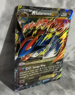 M Salamence EX Black Star Promo XY171 Regular Size Card - Pokemon - Mega MP - Image 2