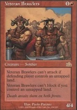 MTG magic cards 1x Veteran Brawlers Prophecy Light Play, English - Image 1