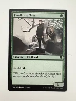 Fyndhorn Elves MTG Magic the Gathering Card NM Near Mint CMR - Image 1