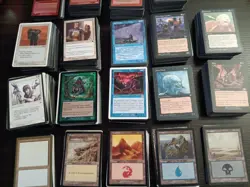 Huge Lot 1600+ Vintage Magic The Gathering Cards From 1994-2001. Rares, Holo - Image 1