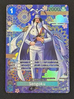 Sengoku - OP07-046 (SP) - The Azure Sea's Seven - One Piece Card Game - NM - Image 1
