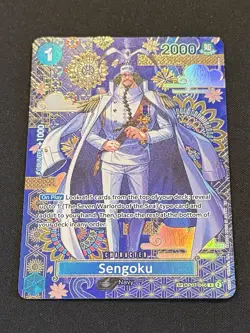 Sengoku - OP07-046 (SP) - The Azure Sea's Seven - One Piece Card Game - NM - Image 2