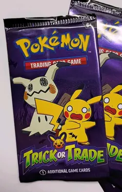 4 Pack Pokemon TCG Trick or Trade Booster Packs 2023 Halloween Card Lot Bundle - Image 2