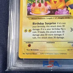 2021 Pokemon Celebrations Birthday Pikachu-Holo Card GEM MT 10 Black Star Promo - Image 5