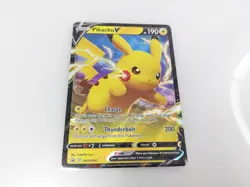 Pokemon Pikachu V SWSH061 2021 Vivid Voltage TCG Card - Image 1