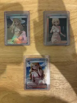 Pokemon Lillie Waifu Card Lot #2 - Used (Last One!) - Image 1