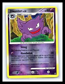 💥 Pokemon TCG Haunter Stormfront Reverse Holo Rare Card 40/100 - Image 1