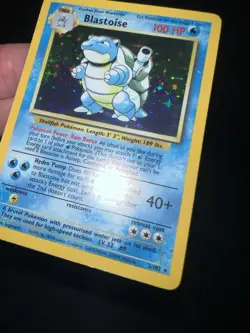 1999 Blastoise Holo Rare Pokemon Card TCG 2/102 Base Set - Image 5