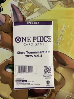 One Piece Card Game Store Tournament Kit 2025 Vol 4 English Sealed - Image 1