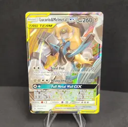 Pokemon Card Lucario & Melmetal GX 120/214 Sm-Unbroken Bonds Holo - Image 1