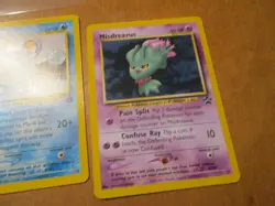 POKEMON CARDS MISDREAVUS 39 MARILL 29 TRAINER 16 Set LOT Of 3 Black Star Promo - Image 4