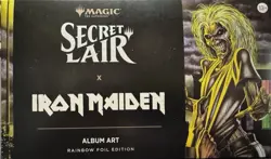 New MTG Secret Lair X IRON MAIDEN Album Art Rainbow Foil Edition 2025 Magic Card - Image 1