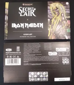 New MTG Secret Lair X IRON MAIDEN Album Art Rainbow Foil Edition 2025 Magic Card - Image 3