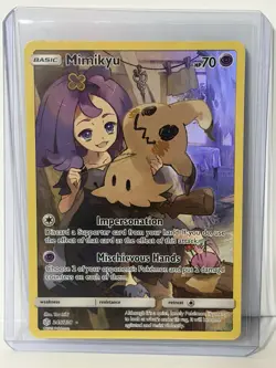 Pokemon Mimikyu 245/236 Secret Sm-Cosmic Eclipse Card Near Mint Condition - Image 1