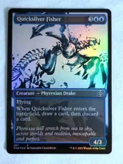 Quicksilver Fisher #287 Phyrexia: All Will Be One Foil Magic the Gathering - Image 1
