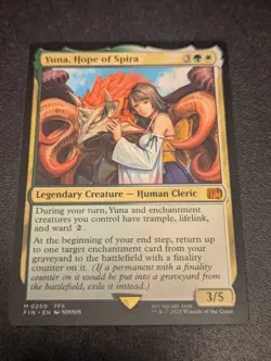 Yuna Hope of Spira - FIN 250 Mythic Magic the Gathering Final Fantasy NM - Image 1