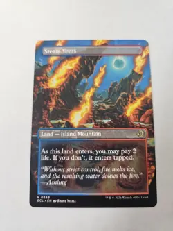 Steam Vents Borderless MTG Lorwyn Eclipsed Nm/M *ON HAND* - Image 2