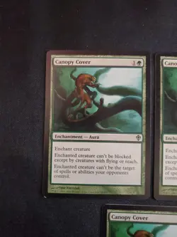 3x Canopy Cover Worldwake NM Magic the Gathering Mtg Tcg See Pics - Image 2