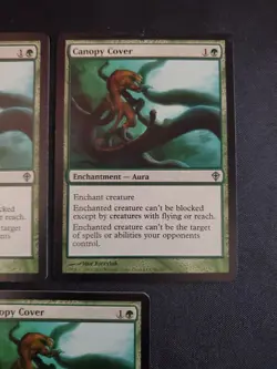 3x Canopy Cover Worldwake NM Magic the Gathering Mtg Tcg See Pics - Image 3