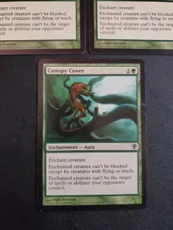 3x Canopy Cover Worldwake NM Magic the Gathering Mtg Tcg See Pics - Image 4