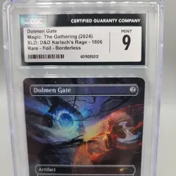 MTG Dolmen Gate Borderless SLD Dungeons & Dragons Magic CGC 9 Mint - Image 2