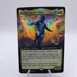 Cosmic Spider-Man (Extended Art) M Foil Marvel's Spider-Man 271 NM - Image 1