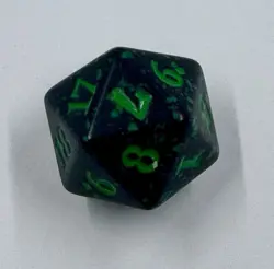 MTG Magic the Gathering Golgari (Return to Ravnica) Spindown D20 Die Black - Image 2