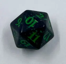 MTG Magic the Gathering Golgari (Return to Ravnica) Spindown D20 Die Black - Image 3